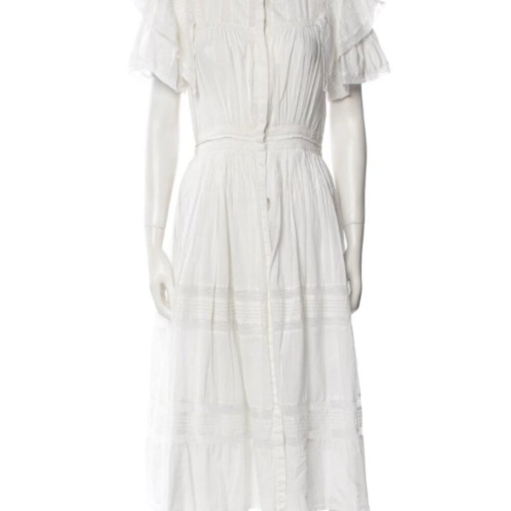 Loveshackfancy Square Neckline Midi Length Dress … - image 1